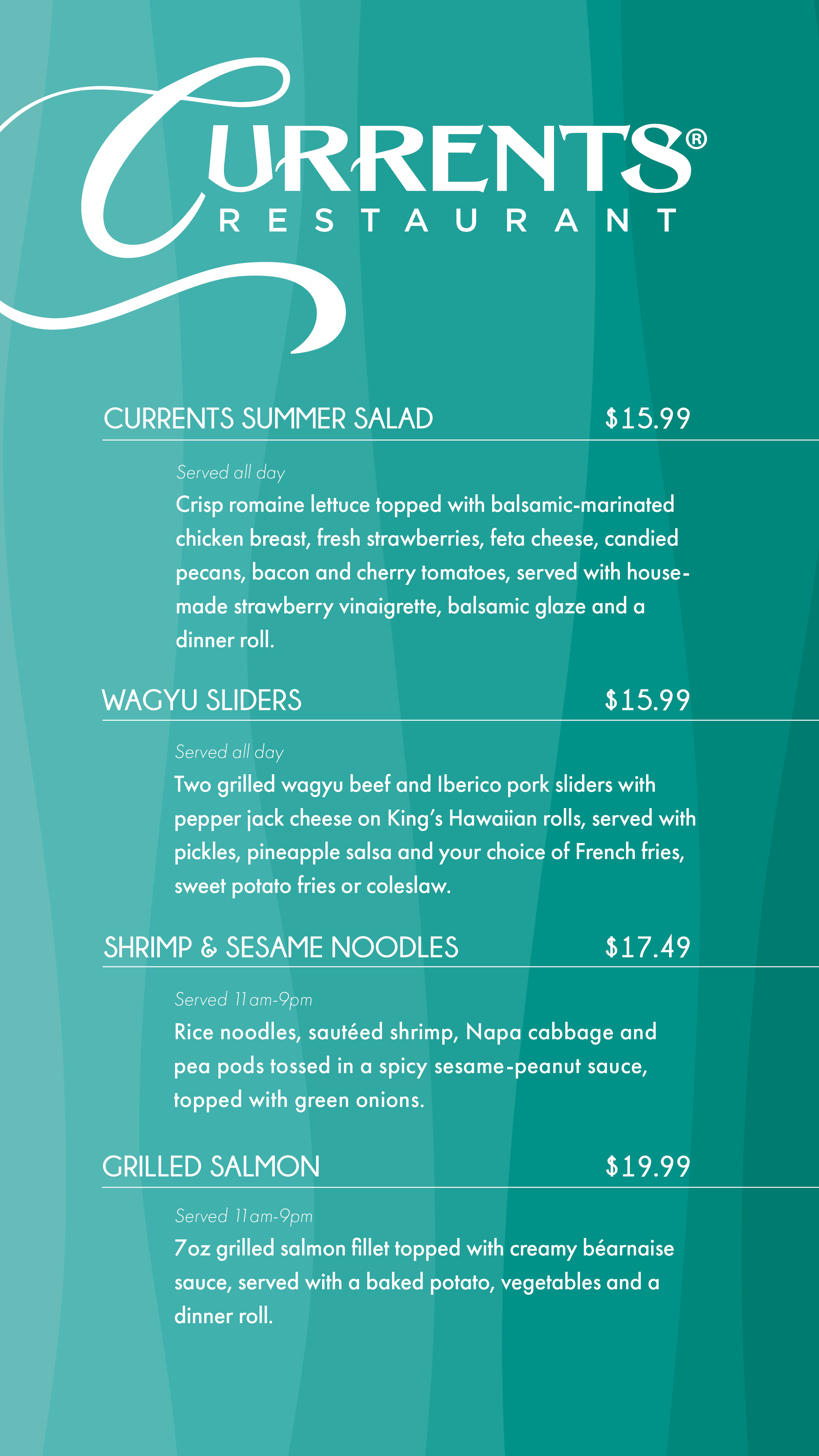 Currents Seasonal Specials