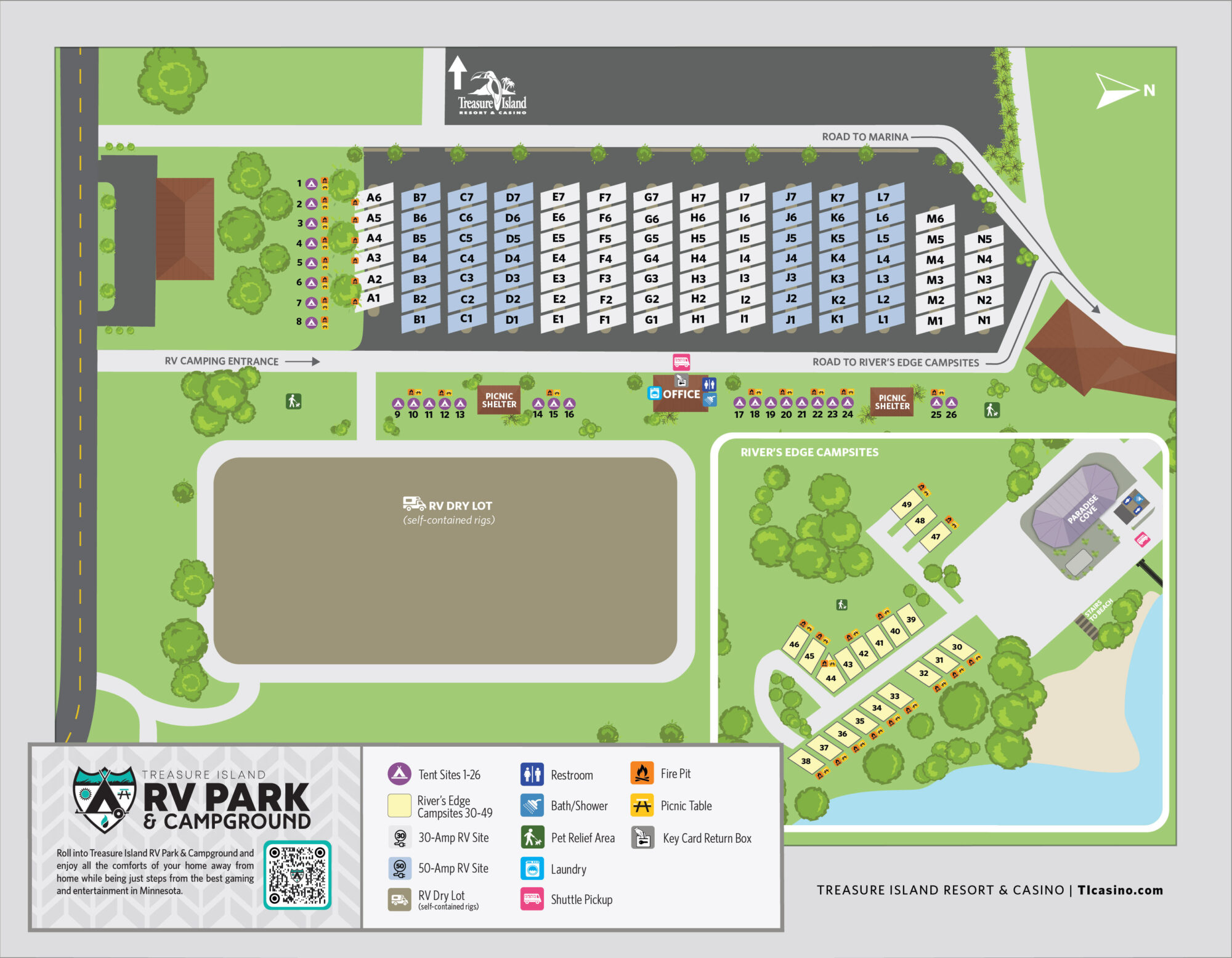 RV Park Map 2025